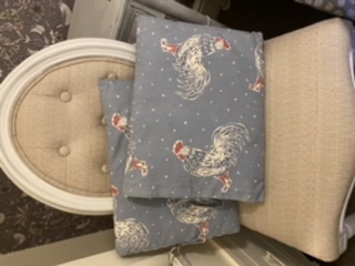 Pair of Vanessa Arbuthnott Cockerel cushions