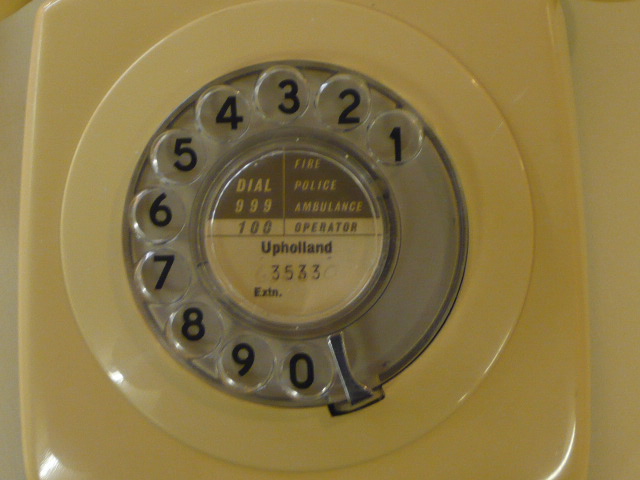 close up of the dial