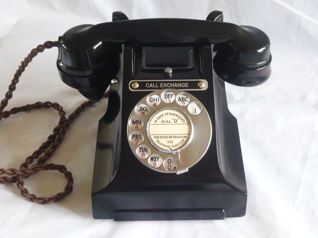 A  BAKELITE TELEPHONE VINTAGE 300 SERIES CALL EXCHANGE 1940's/50's